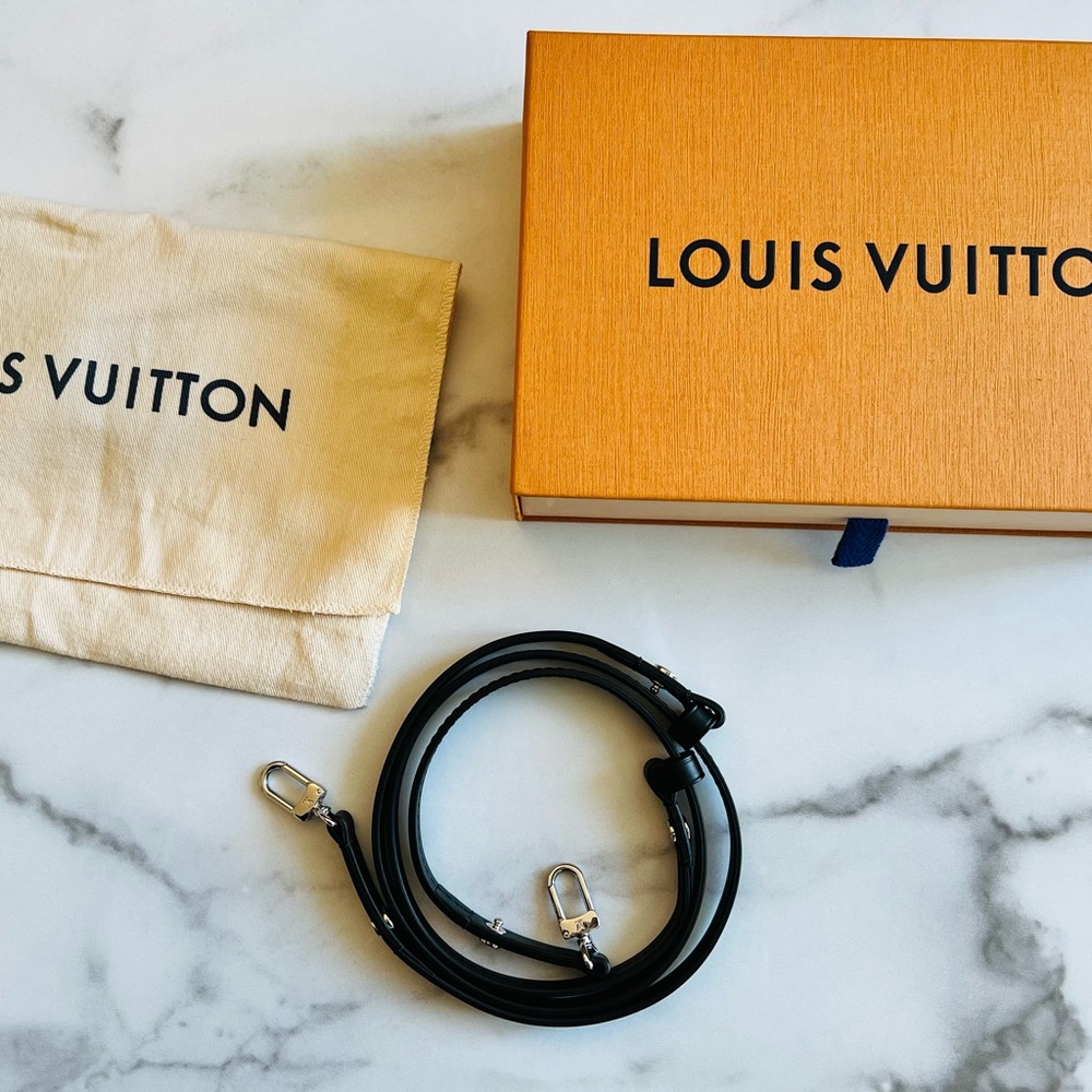 (Sold) Louis Vuitton Adjustable Leather Strap - New